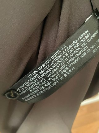 Vestido Massimo Dutti estampado