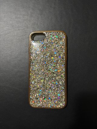 Funda iPhone 6 Glitter plateado