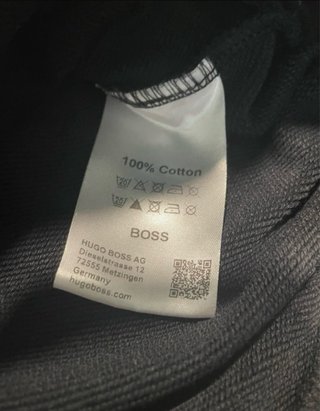 Camisola com capuz Boss preta