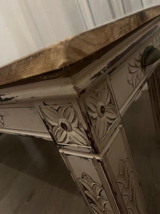 Mesa de centro de madera rústica