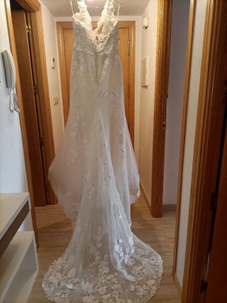 Traje de Novia Blanco Encaje