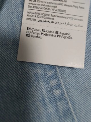 Pantalón corto vaquero azul Talla M