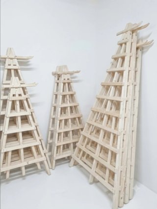 Escalera de madera mallorquina