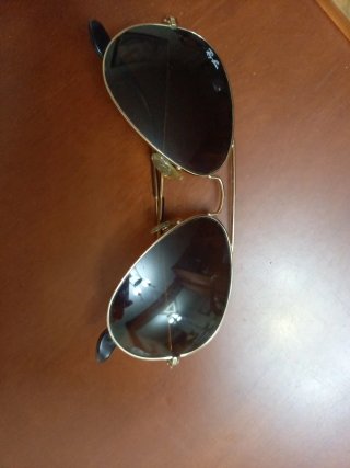 Gafas Ray-Ban Aviator Doradas cristales marrones