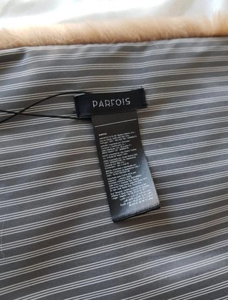 Bufanda pelo gris marrón y beige Parfois