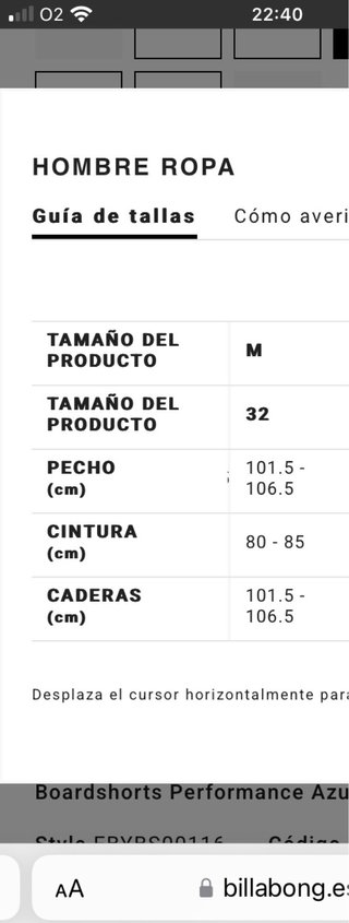 2 Bañadores Billabong Talla 32 / M
