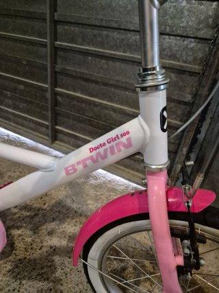 Bicicleta infantil niña Btwin rosa nueva
