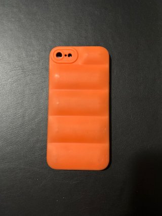 Funda iPhone 6 Naranja Acolchada