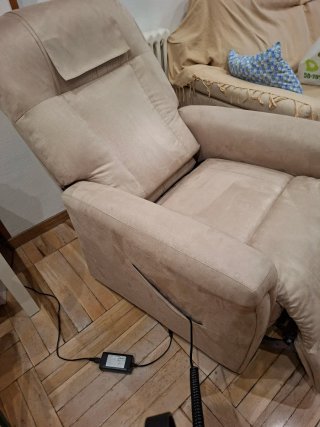 Sillón elevador eléctrico reclinable