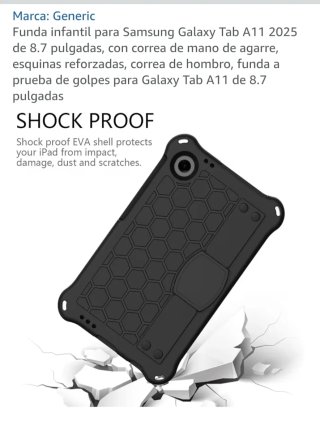 Funda Samsung Galaxy Tab A11 8.7 Antigolpes