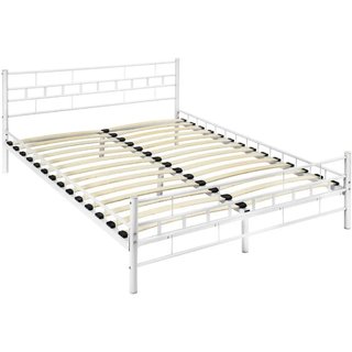 letto con rete a doghe · Metallo · Materassi