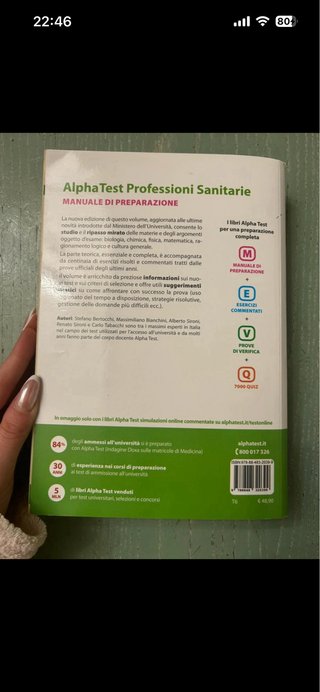 Alpha Test. Professioni sanitarie. Manuale di p...