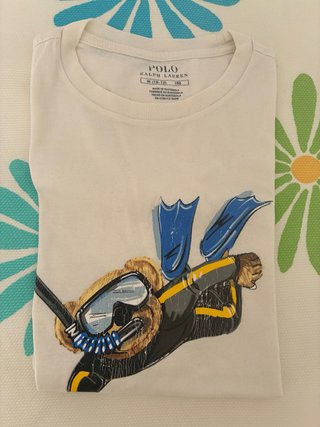 Camiseta Polo Ralph Lauren Oso Buceador Talla10-12