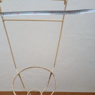 Pie de lavabo metal beige