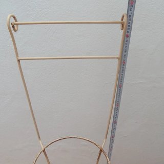 Pie de lavabo metal beige