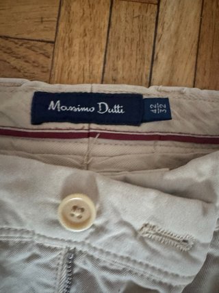 Pantalón Massimo Dutti Beige