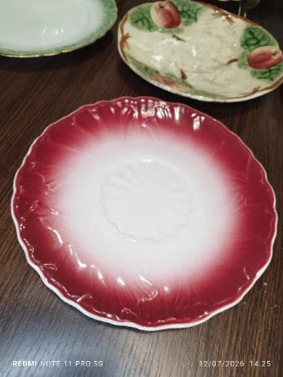 Lote 7 Platos Antiguos Porcelana DISEÑOS VARIADOS