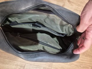 Mochila Negra y Verde Militar