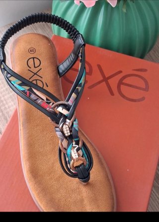 Sandalias Exé Nuevas Talla 40 Multicolor