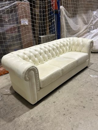 Sofá Chester Bianco Pelle