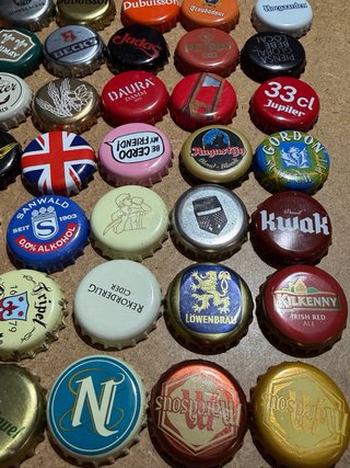 Collezione 100 Tappi Birra Importazione #C