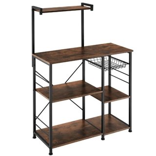 Scaffale da cucina Crawley 90x40x131,5cm · Metallo · Rack