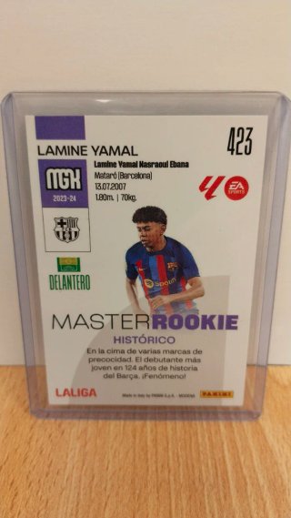Cromo Lamine Yamal Master Rookie La Liga