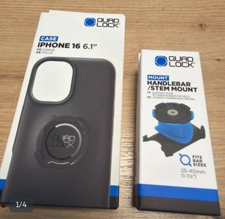 Funda iPhone 16 + Soporte Manillar Quad Lock