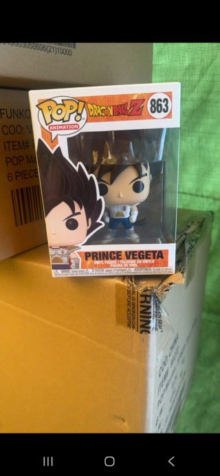 Funko Pop Dragon Ball Z Prince Vegeta 863