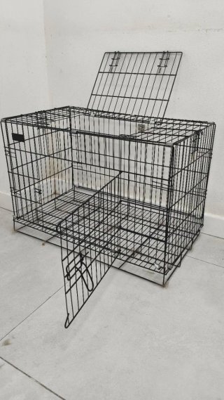 Jaula Plegable Perro Gato 45x55x75