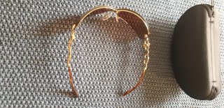 Gafas de Sol Gucci Marrones y Doradas