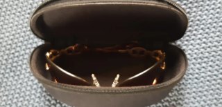 Gafas de Sol Gucci Marrones y Doradas