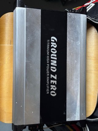 Equipo de sonido Ground Zero completo