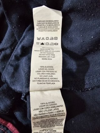 Bermuda azul marino Primark Talla 38