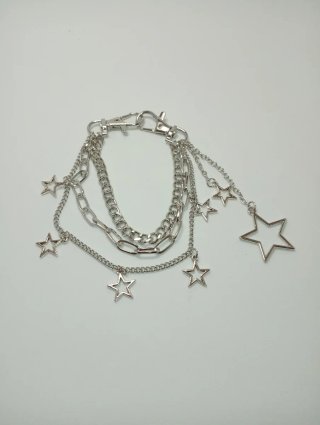 Cadena para pantalones con estrellas