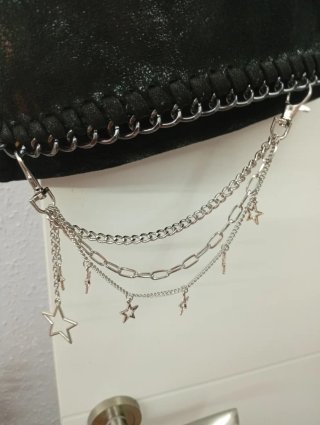 Cadena para pantalones con estrellas