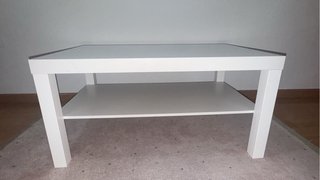 Mesa de centro blanca