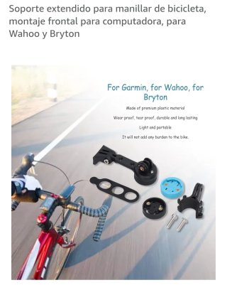 Soporte Manillar Bicicleta Garmin