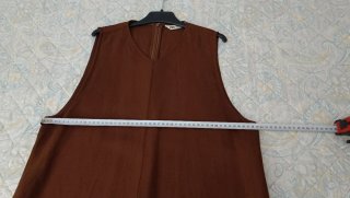 Vestido largo lino Zara