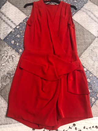 Mono corto Zara rojo talla S