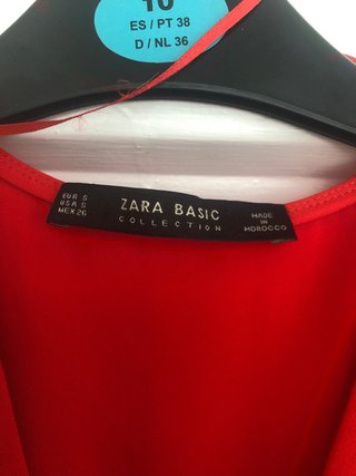 Mono corto Zara rojo talla S
