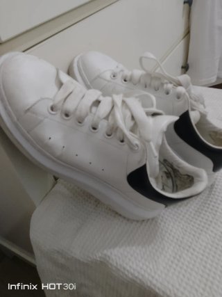 Alexander McQueen Scarpe Uomo 39.5 Bianche/Nere