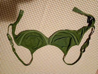 Reggiseno Perla verde oliva donna taglia 2 eu 75