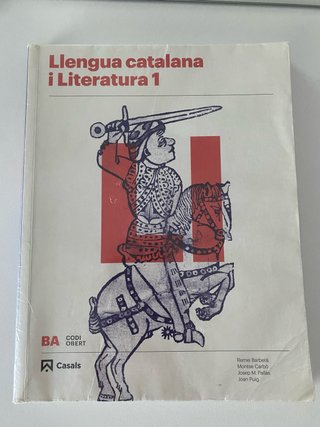 Llengua catalana i literatura, 1 bachillerato