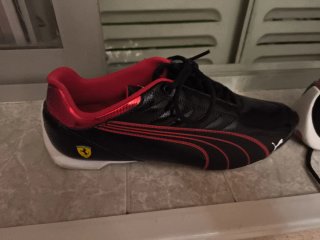 Zapatillas Puma Ferrari Negras Rojas