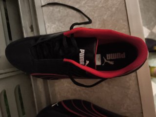 Zapatillas Puma Ferrari Negras Rojas