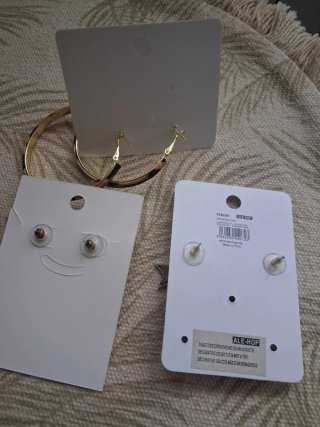 Conjunto de pendientes de leopardo