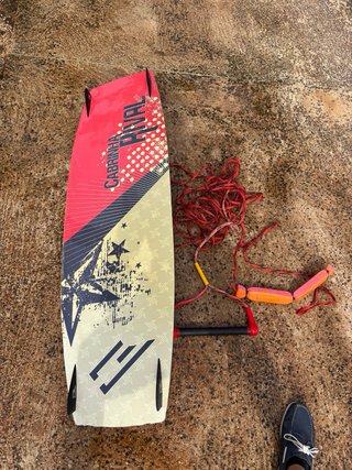 Tabla Kitesurf Cabrinha Rival +Cuerda Jobe+ funda