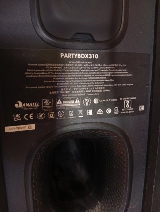 Altavoz JBL partybox 310