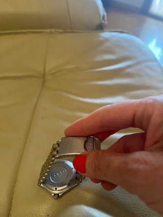 Reloj Adidas Acero Dorado y Plateado sin casi uso